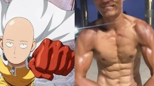 Мъж прави тренировката на One Punch Man в продължение на 1000 дни, за да се трансформира