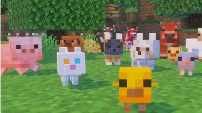 Бебетата животни  в „Minecraft“ получават редизайн