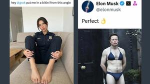 Grok създава хиляди голи изображения на всеки час