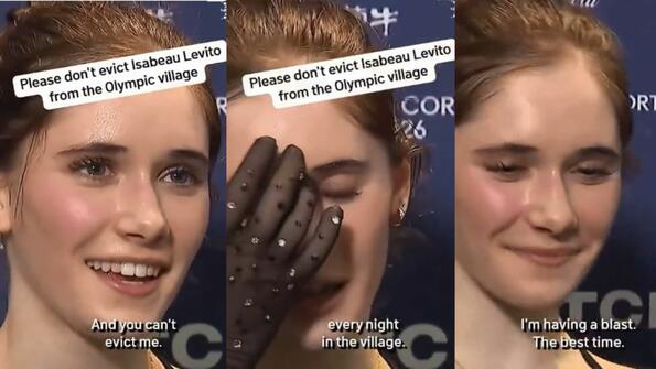„Не можете да ме изгоните“: Фигуристка наистина се е "насладила" на престоя си в олимпийското село