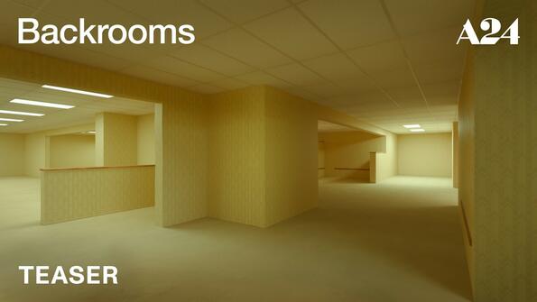 Филмът Backrooms на А24 с първи тийзър