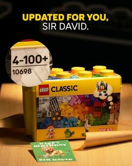 LEGO повиши възрастовата граница на 100+ за сър Дейвид Атънбъро