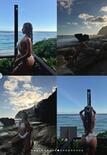 Гери-Никол разгорещи лятото с морска фотосесия