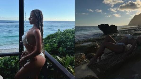 Гери-Никол разгорещи лятото с морска фотосесия
