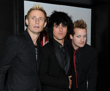 Green Day ловят някакви мигове