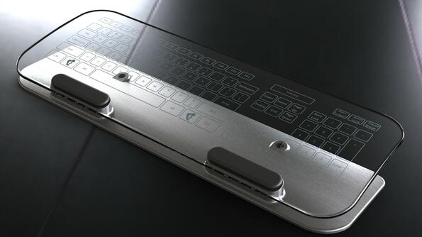 Стъклена клавиатура за спокойни хора