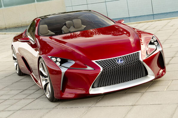 Lexus LF-LC готов за шоуто в Детройт