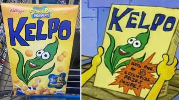 Kellogg's пуска на пазара зърнената закуска Kelpo от SpongeBob за ограничено време
